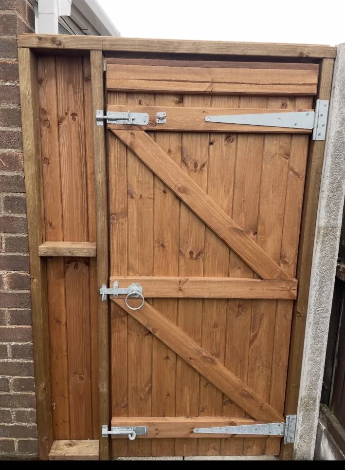 Bespoke framed garden gate